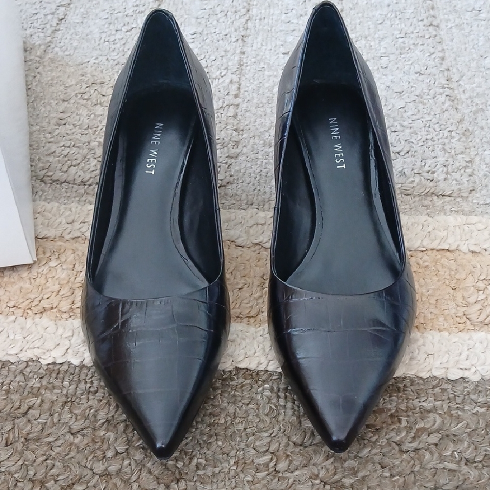 Nine West Leather Heels. Size 7.5